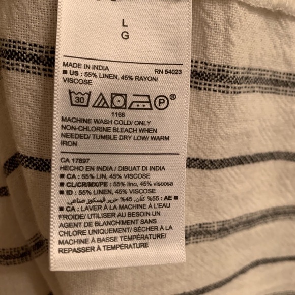 Linen blend dress - Picture 3 of 5